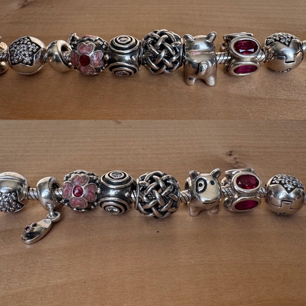 Pandora Curated Ruby Red Bracelet - image 4